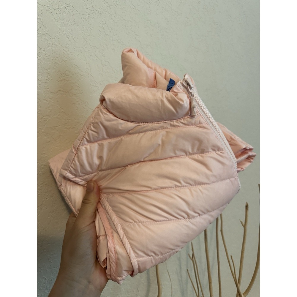 J.McLaughlin Womens Pink Goose Down Puffer Vest Size Large Full Zip Lightweight - Picture 11 of 11